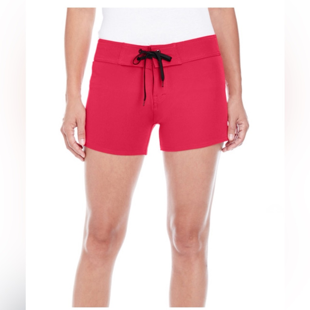 BURNSIDE B5371 LADIES' DOBBY STRETCH BOARD SHORT